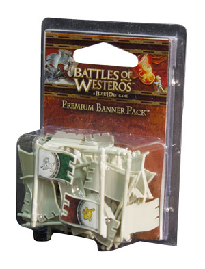 Battles of Westeros: Premium Banner Pack (Bordspellen), Fantasy Flight Games