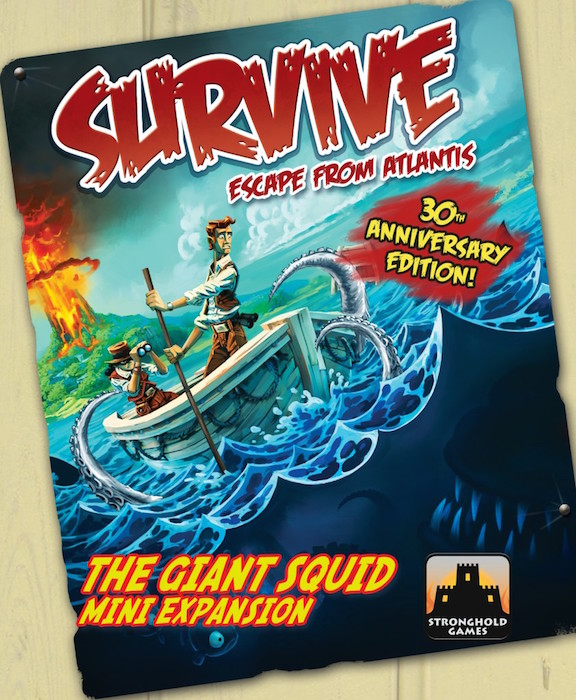 Survive: Escape from Atlantis Mini-Uitbreiding: The Giant Squid (Bordspellen), Stronghold Games