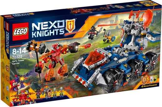 Boxart van Axl's Torentransport (Nexo Knights) (70322) (NexoKnights), Nexo Knights