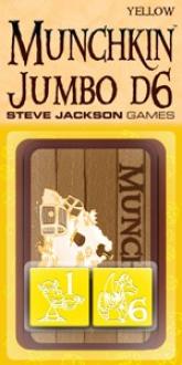 Munchkin Jumbo D6 Geel (Bordspellen), Steve Jackson Games