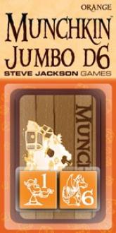 Munchkin Jumbo D6 Oranje (Bordspellen), Steve Jackson Games