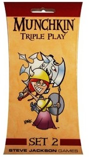 Munchkin Uitbreiding: Triple Play Set 2 (Bordspellen), Steve Jackson Games 