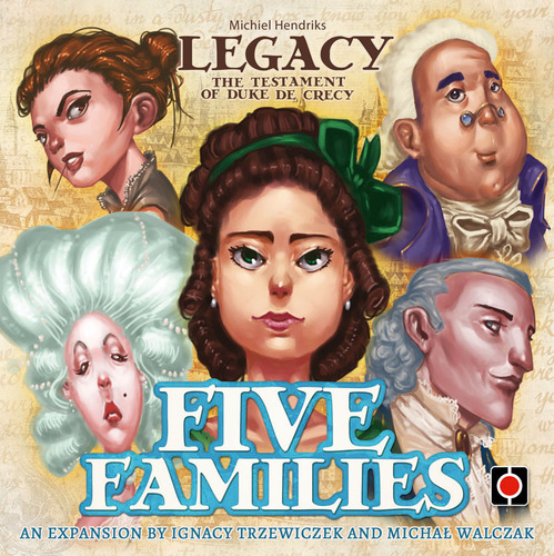 Legacy The Testament Of Duke De Crecy: Five Families (Bordspellen), Portal Games