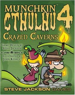 Munchkin Cthulhu 4 Uitbreiding: Crazed Caverns (Bordspellen), Steve Jackson Games