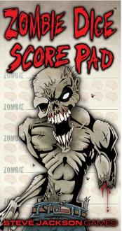 Zombie Dice Score pad (Bordspellen), Steve Jackson Games 