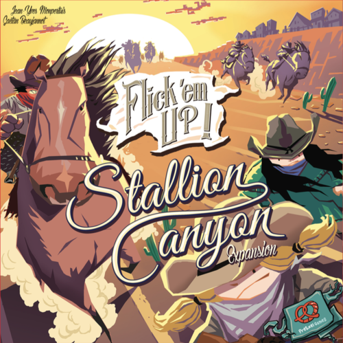 Flick 'em Up Uitbreiding: Stallion Canyon (Bordspellen), Pretzel Games