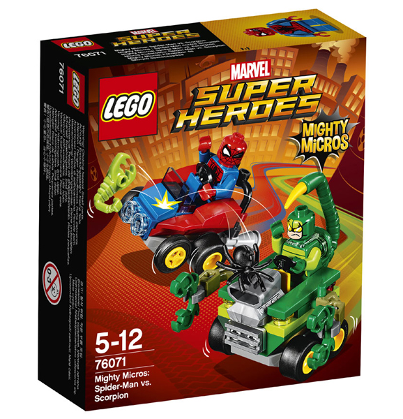Boxart van Mighty Micros: Spider-Man vs. Scorpion (Marvel Super Heroes) (76071) (Marvel), Marvel Super Heroes