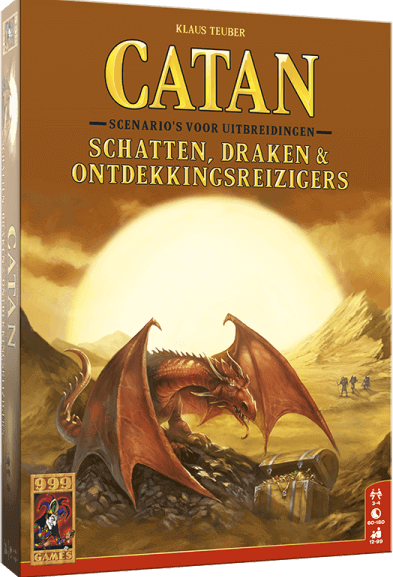Kolonisten Van Catan: Schatten, Draken & Ontdekkingsreizigers (Bordspellen), 999 Games