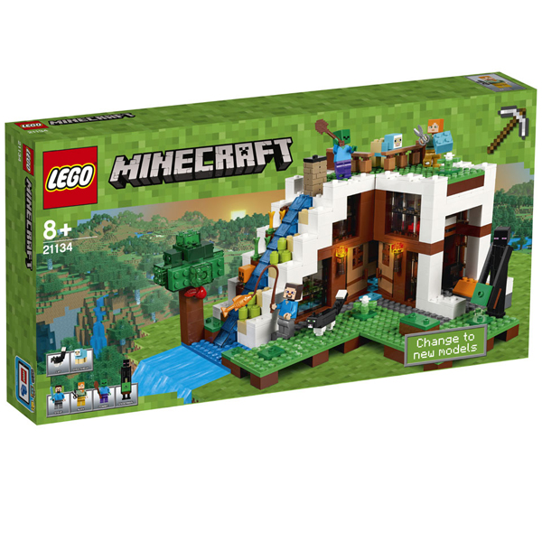 Boxart van De Watervalbasis (Minecraft) (21134) (Minecraft), Minecraft