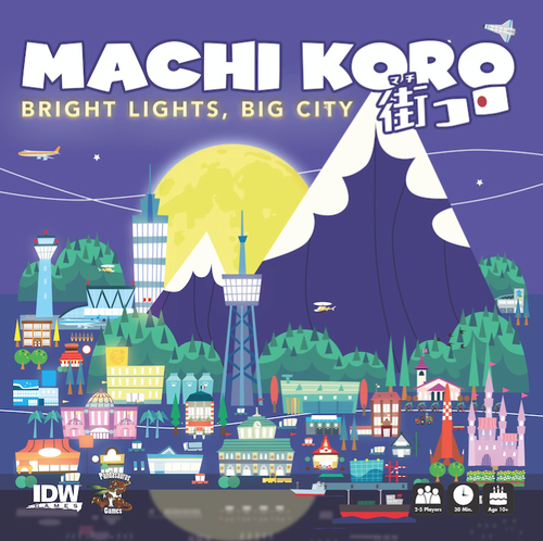Machi Koro: Bright Lights, Bright City (Bordspellen), IDW Games