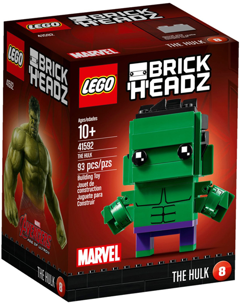 Boxart van The Hulk (BrickHeadz) (41592) (Brickheadz), BrickHeadz