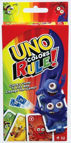 Uno: Colors Rule! (Bordspellen), Mattel