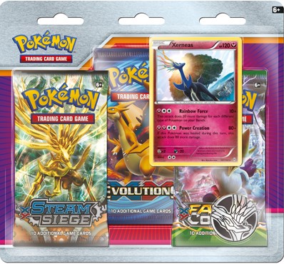 Pokemon XY10-12 Blister Pack: Xerneas (5-Delig) (Pokemon), The Pokemon Company