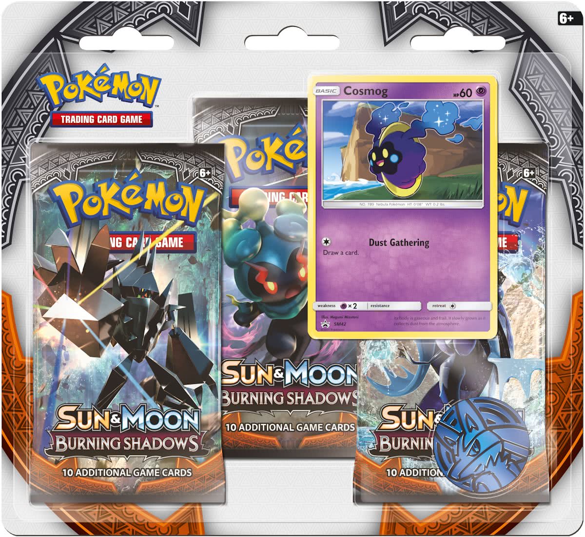 Pokemon Sun & Moon Burning Shadows Blister Pack: Cosmog (5-Delig) (Pokemon), The Pokemon Company