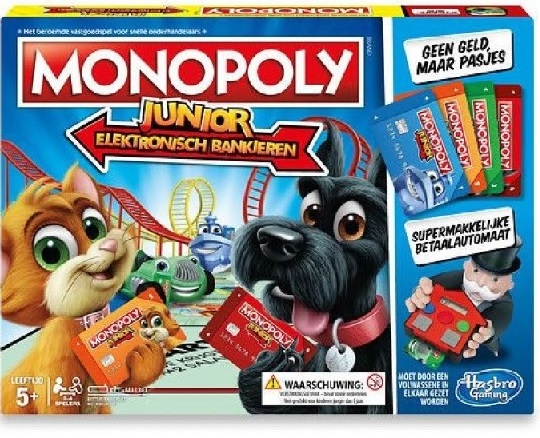 Monopoly Junior: Elektronisch Bankieren (Bordspellen), Hasbro