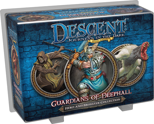Descent 2nd Edition Hero & Monster Collection: Guardians of Deephall (Bordspellen), Fantasy Flight Games