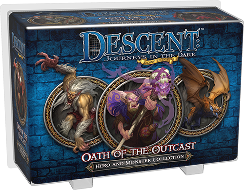 Descent 2nd Edition Hero & Monster Collection: Oath of the Outcast (Bordspellen), Fantasy Flight Games