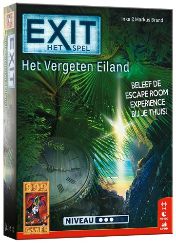 Exit: Het Vergeten Eiland (Bordspellen), 999 Games