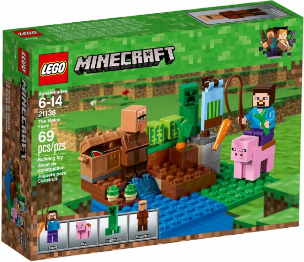 Boxart van De Meloenboerderij (Minecraft) (21138) (Minecraft), Minecraft