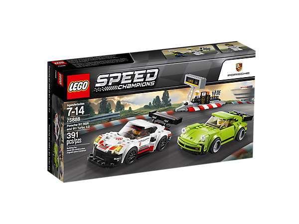 Boxart van Porsche 911 RSR en 911 Turbo 3.0 (Speed Champions) (75888 (Speed), Speed Champions