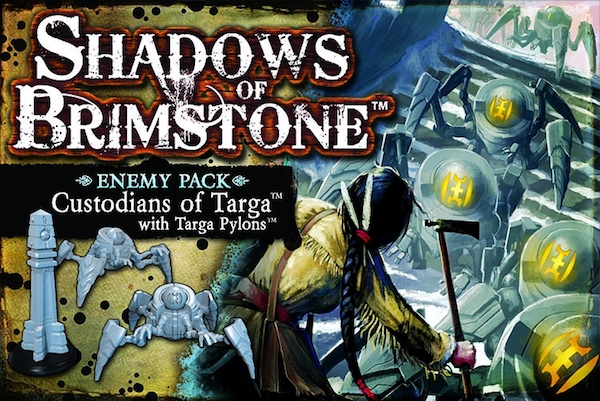 Shadows of Brimstone Uitbreiding: Custodians of Targa - Enemy Pack (Bordspellen), Flying Frog Productions