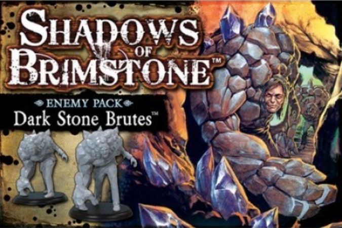 Shadows of Brimstone Uitbreiding: Dark Stone Brutes - Enemy Pack (Bordspellen), Flying Frog Productions