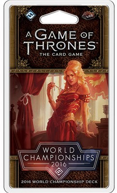 A Game Of Thrones TCG 2nd Edition Uitbreiding: World Championship Deck 2016 (Bordspellen), Fantasy Flight Games