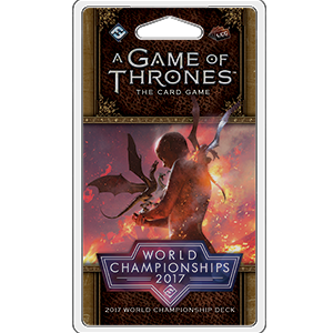 A Game Of Thrones TCG 2nd Edition Uitbreiding: World Championship Deck 2017 (Bordspellen), Fantasy Flight Games
