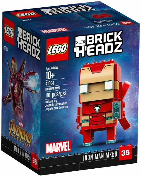 Boxart van Iron Man MK50 (BrickHeadz) (41604) (Brickheadz), BrickHeadz