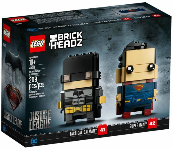 Boxart van Tactical Batman & Superman (BrickHeadz) (41610) (Brickheadz), BrickHeadz