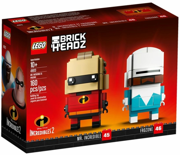 Boxart van Mr. Incredible en Frozone (BrickHeadz) (41613) (Brickheadz), BrickHeadz