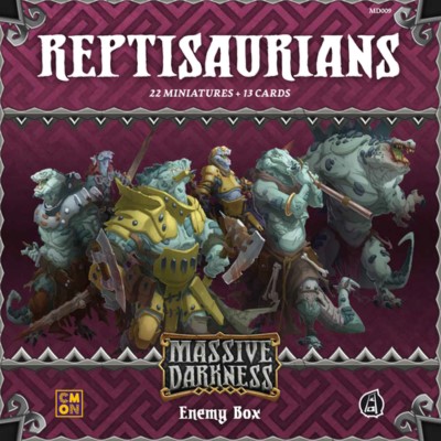 Massive Darkness Enemy Box: Reptisaurians (Bordspellen), Fantasy Flight Games