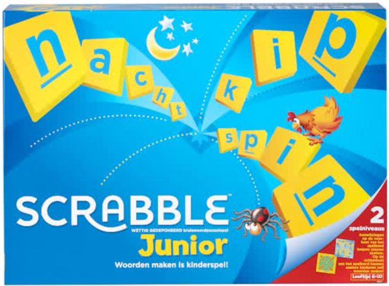 Scrabble Junior (Bordspellen), Mattel