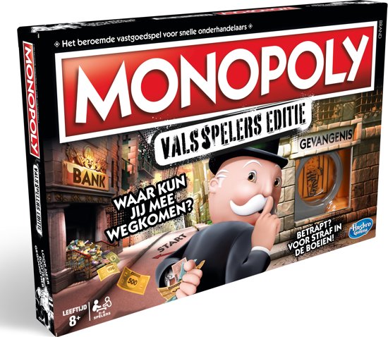 Monopoly: Valsspelers Editie (Bordspellen), Hasbro Games