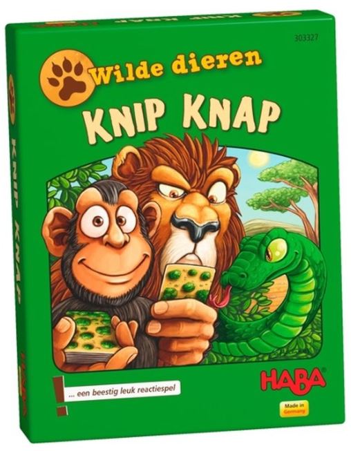 Wilde Dieren - Knip Knap (Bordspellen), Haba