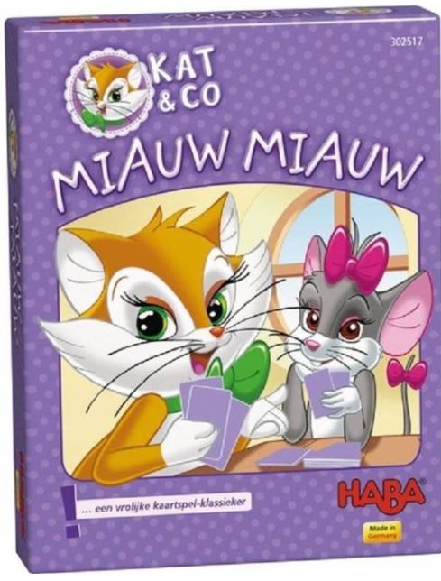 Kat & Co miauw (Bordspellen), Haba