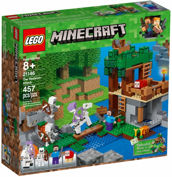 Boxart van De Skeletaanval (Minecraft) (21146) (Minecraft), Minecraft