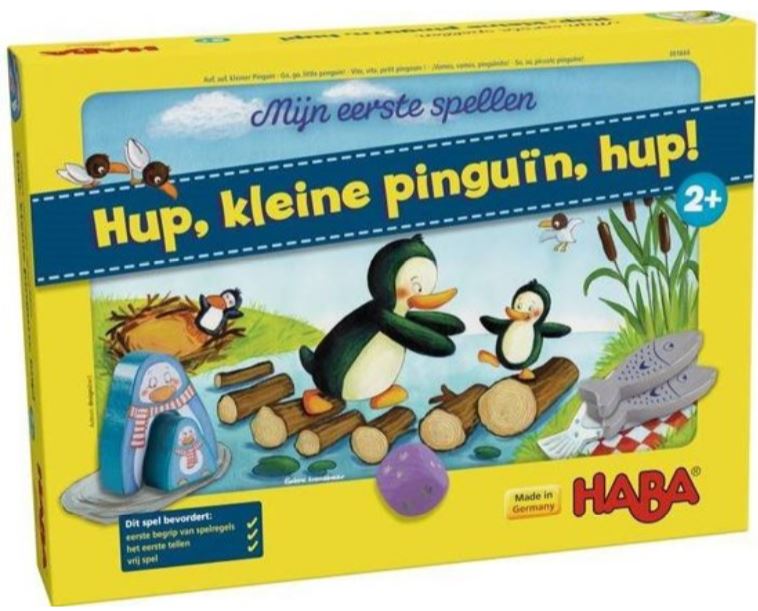 Hup, kleine pinguin, hup! (Bordspellen), Haba