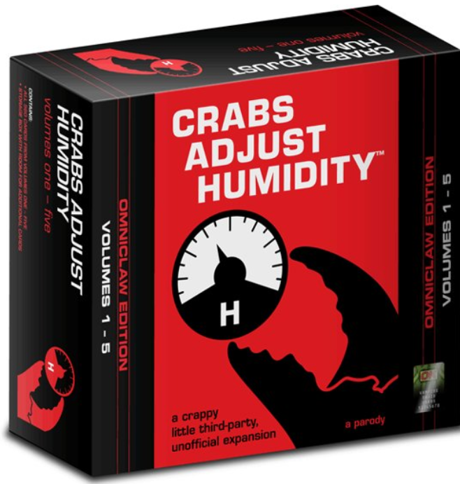 Cards Against Humanity Crabs Adjust Humidity (Omniclaw Edition) (Bordspellen), Cards Against Humanity