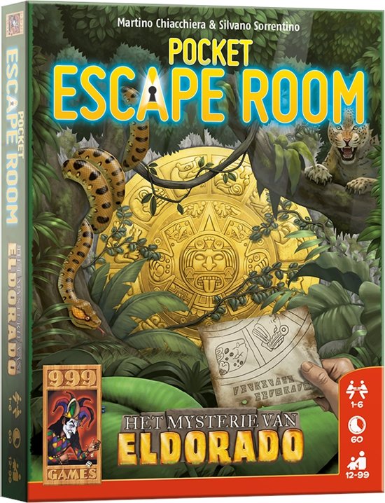 Pocket Escape Room: Het Mysterie van Eldorado (Bordspellen), 999 Games