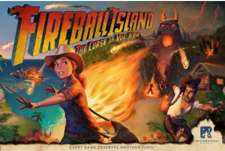 Fireball Island the Curse of Vul-Kar (Bordspellen), Restoration Games