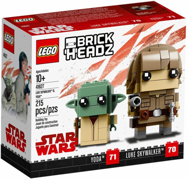 Boxart van Luke Skywalker & Yoda (BrickHeadz) (41627) (Brickheadz), BrickHeadz
