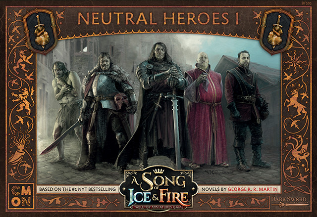A Song Of Ice & Fire Uitbreiding: Neutral Heroes I (Bordspellen), Cool Mini Or Not
