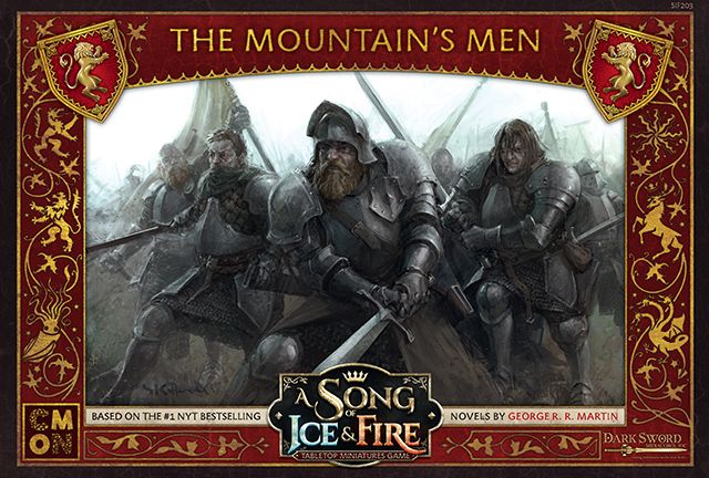 A Song Of Ice & Fire Uitbreiding: Lannister The Mountains Men (Bordspellen), Cool Mini Or Not 