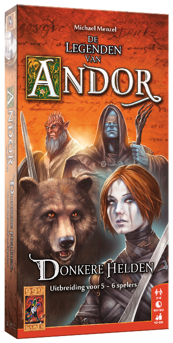 De Legenden van Andor Uitbreiding: Donkere Helden (Bordspellen), 999 Games
