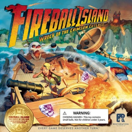 Fireball Island Uitbreiding: Wreck of the Crimson Cutlass (Bordspellen), Restoration Games