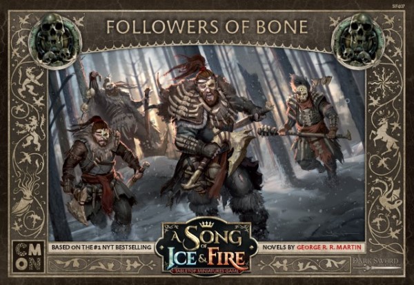 A  Song Of Ice & Fire Uitbreiding: Free Folk Followers Of Bone (Bordspellen), Cool Mini Or Not