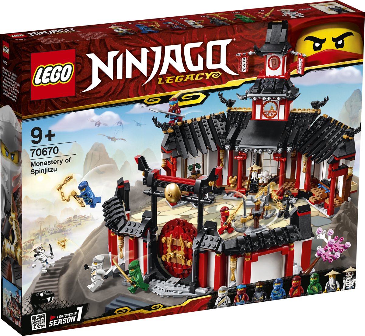 Boxart van Legacy Het Spinjitzu Klooster (Ninjago) (70670) (Ninjago), Ninjago