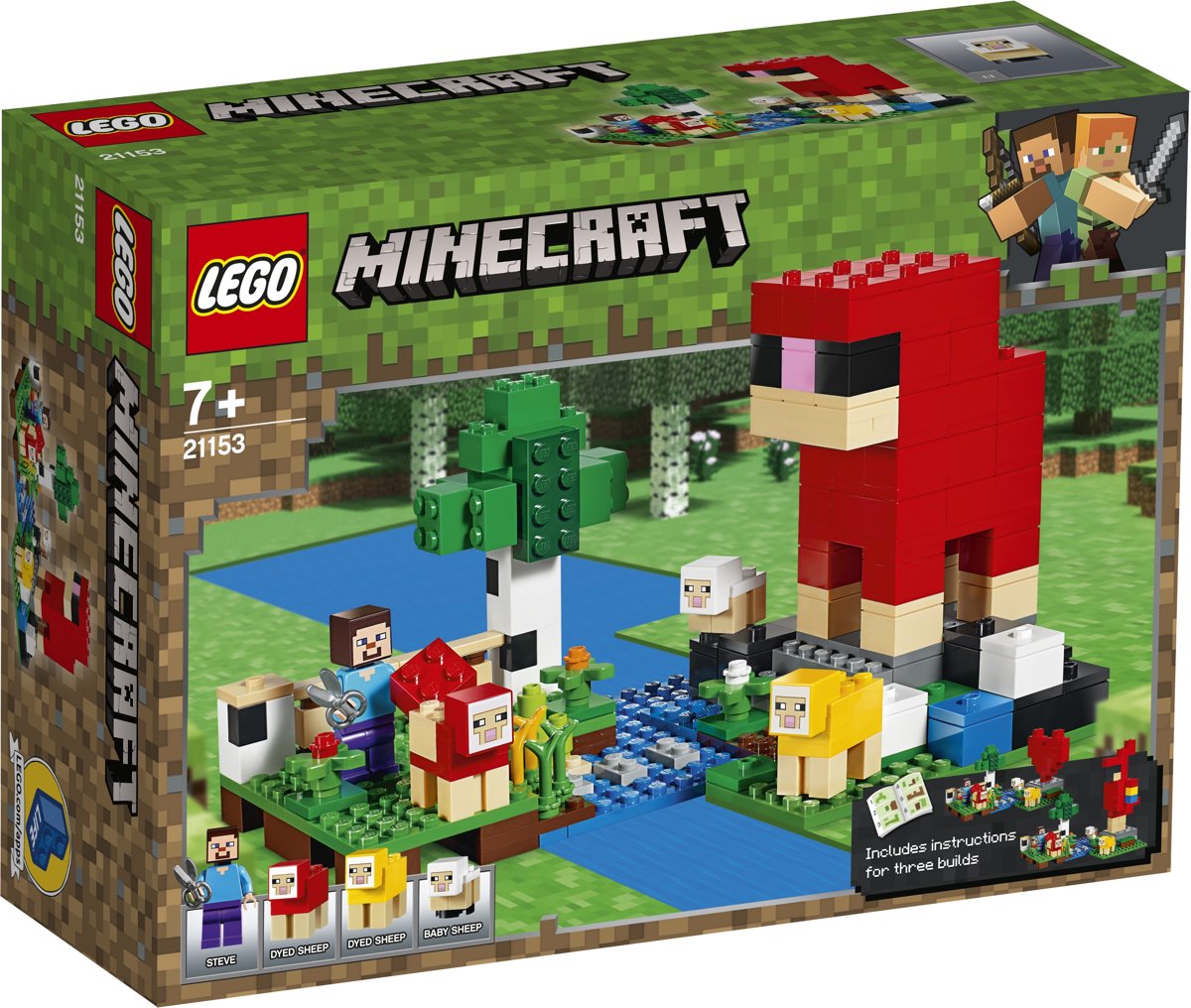 Boxart van De Schapenboerderij (Minecraft) (21153) (Minecraft), Minecraft