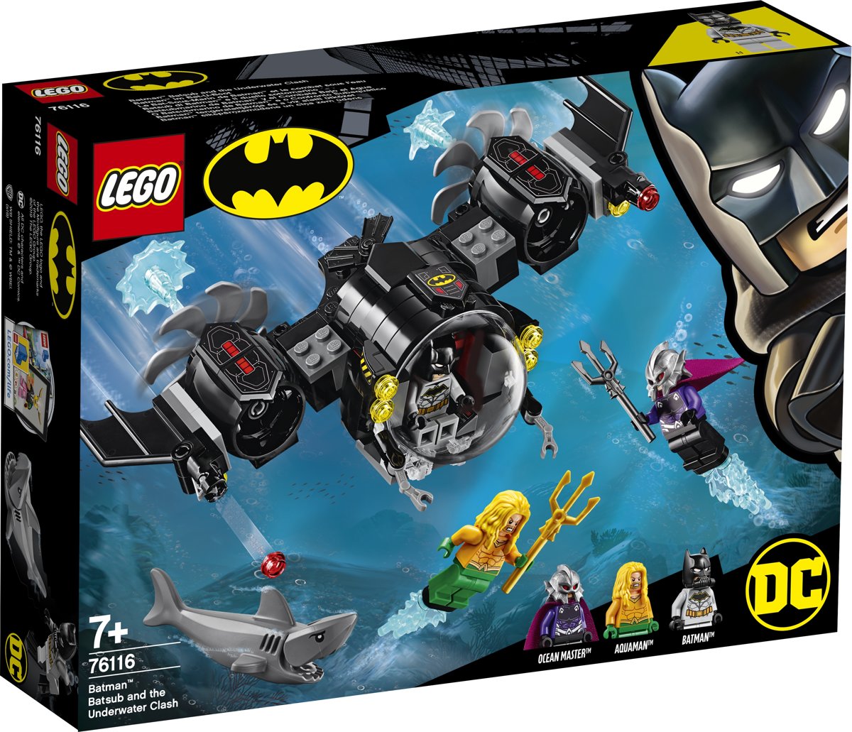 Boxart van Batman Batduikboot en het Onderwatergevecht (DC Super Heroes) 76116 (DCSuperheroes), DC Super Heroes